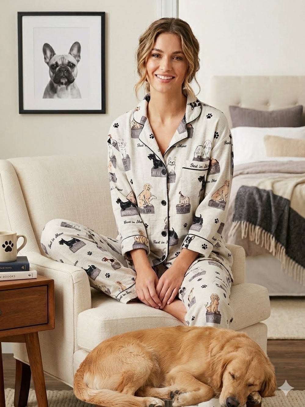 P.J.Savage Best In Show DogBreed Pajama Set